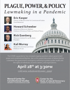 4/28/21 Plague, Power, & Policy: Lawmaking in a Pandemic